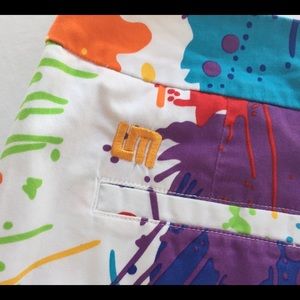 Loudmouth Paint Splatter Golf Skort Multicolor